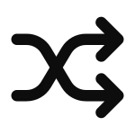 Shuffle SVG Icon